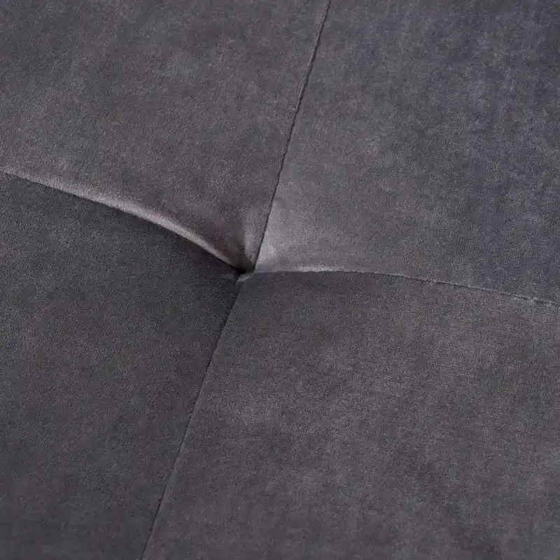 Omry Mid-Century Velvet Ottoman by Christopher Knight Home