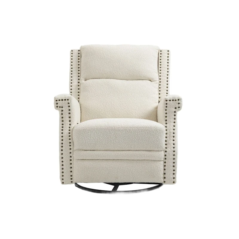 Swivel Manual Recliner Chair 360 Degree Leisure Arm Chair, Nursery Rocking Chairs