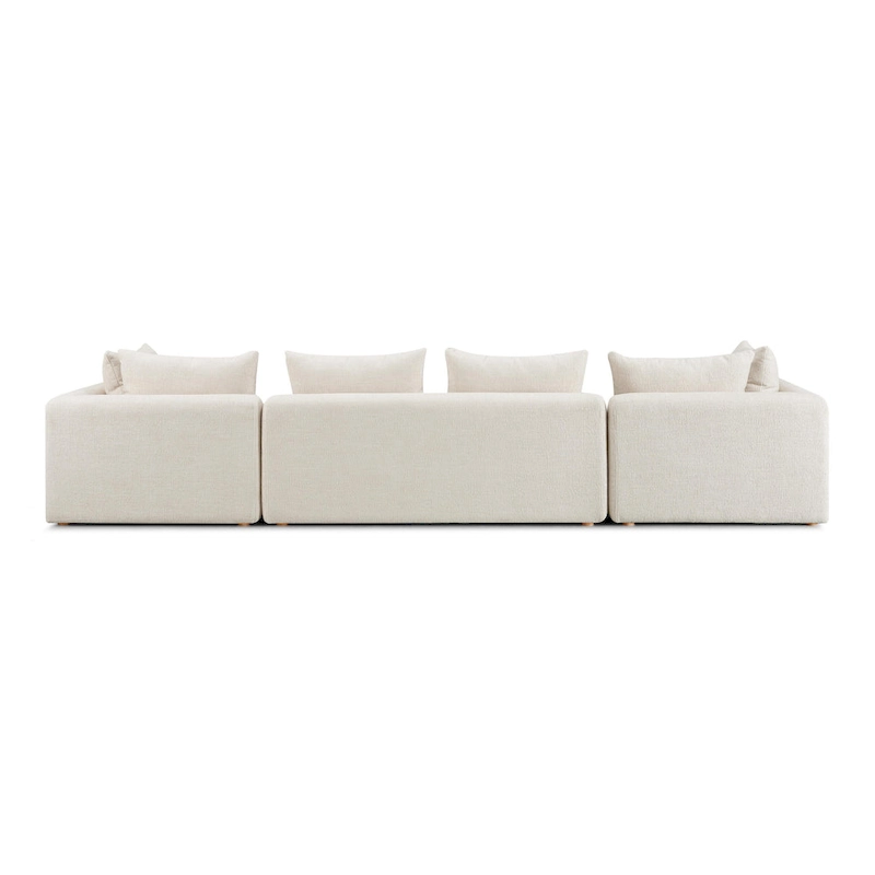 Hangover Cream Upholstered 145 Long Sofa