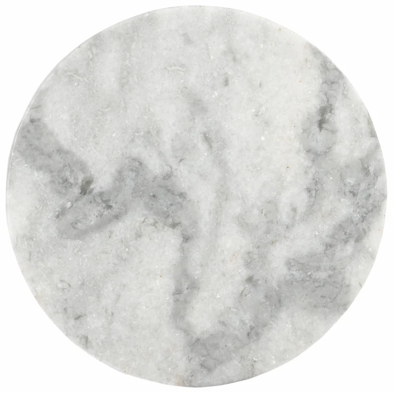 SAFAVIEH Couture Devlin Marble Drink Table - 12Wx12Dx20H