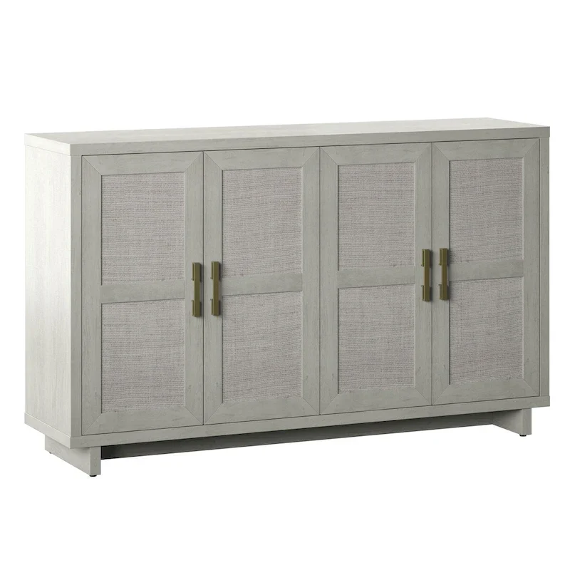Coastal Sideboard with Linen Inspired Accents