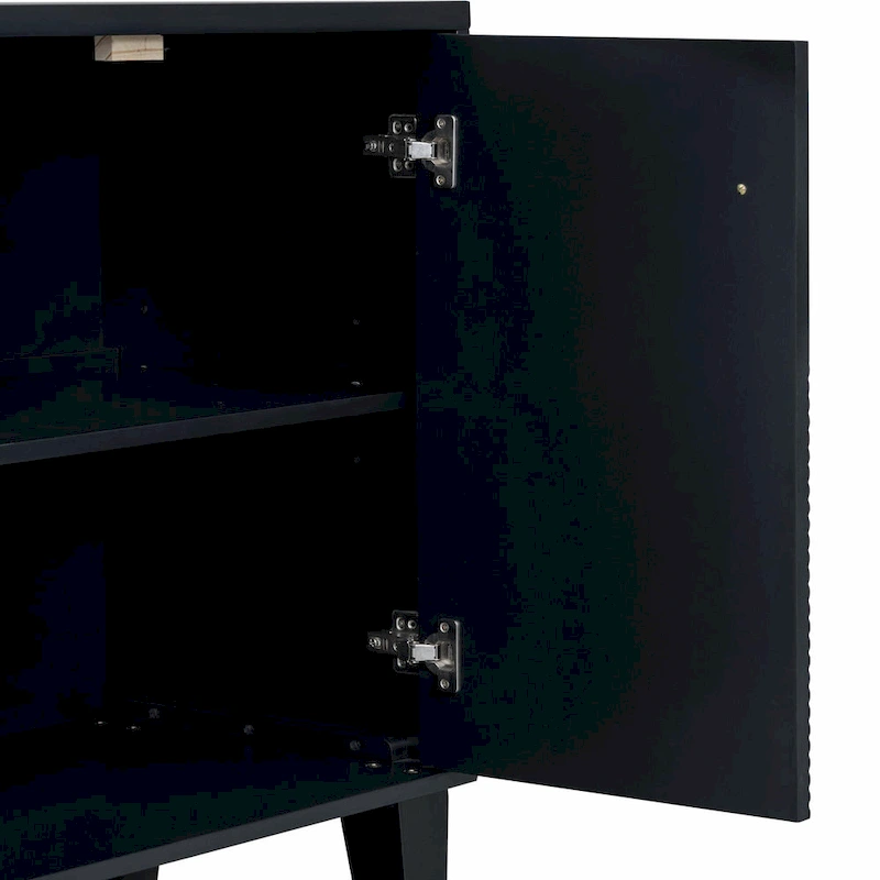 Light Luxury Cabinet with Geometric Patterns