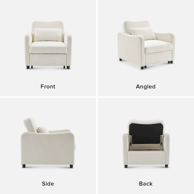 Mopio Sophie 4-in-1 Convertible Sleeper Chair Bed