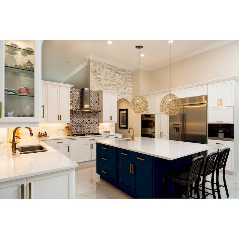 Skoura - 1-Light Pendant - Structured Black Finish - Geometric Shaped Brass Shade