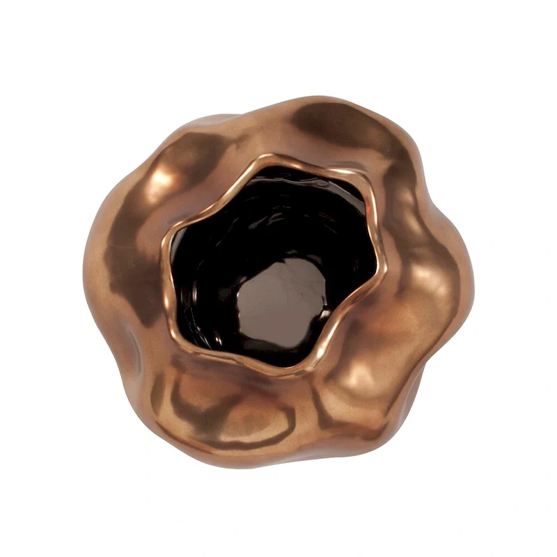 Allan Andrews Matte Bronze Abstract Ceramic Vase