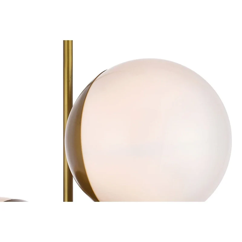 Elegant Lighting Eclipse 2 Light 17  Wide Pendant with Frosted Glass