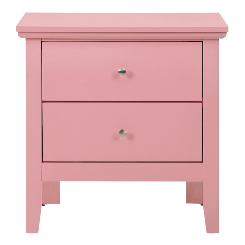 Primo 2-Drawer Nightstand (24 in. H x 19 in. W x 15.5 in. D)