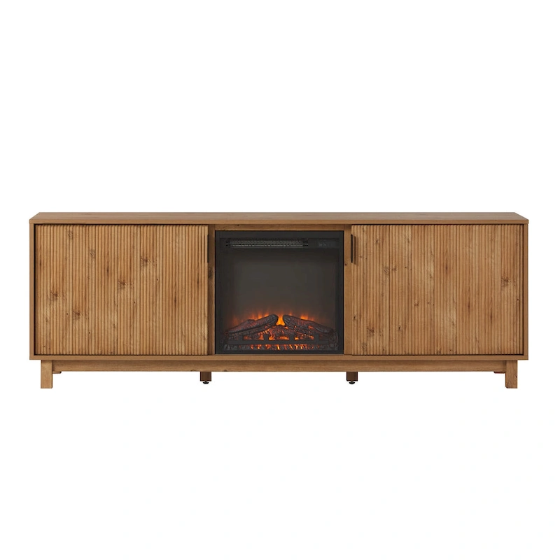 Middlebrook 70-inch TV Stand with Electric Fireplace