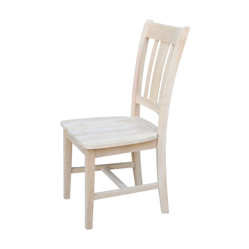 International Concepts Solid Wood San Remo Splatback Chairs, Set of 2