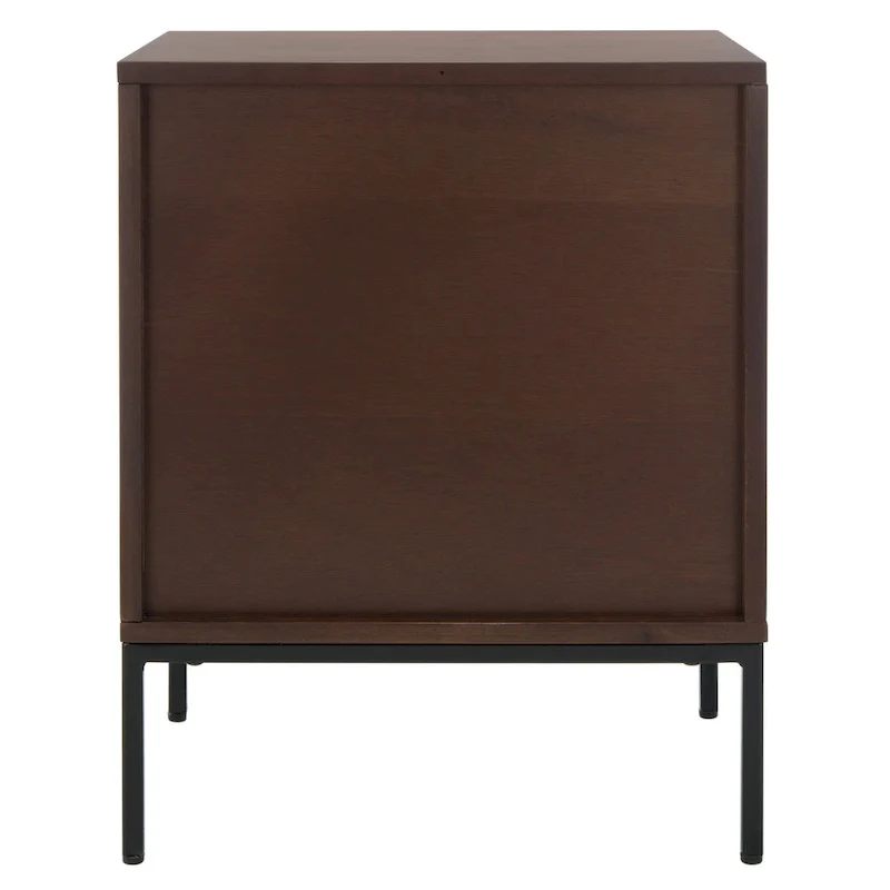 Haylie 2-Drawer Rattan Nightstand