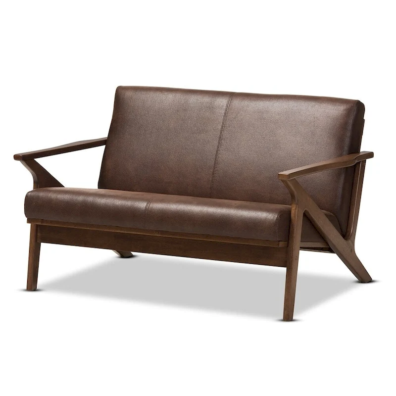Mid-Century Loveseat by Baxton Studio