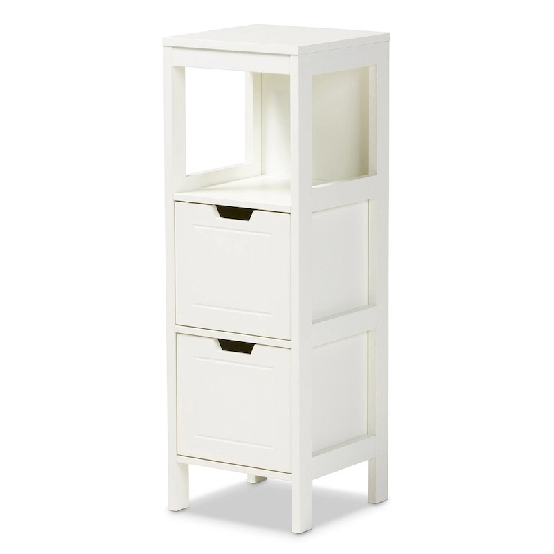Reuben Cottage and Farmhouse 2-Drawer Storage Cabinet