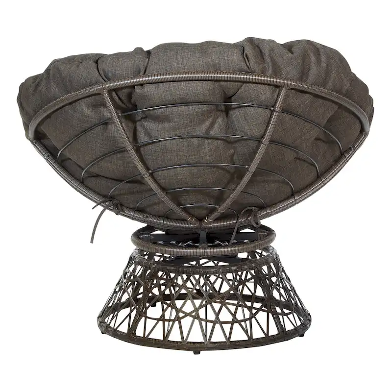 The Curated Nomad Avoca Woven Wicker Papasan Chair