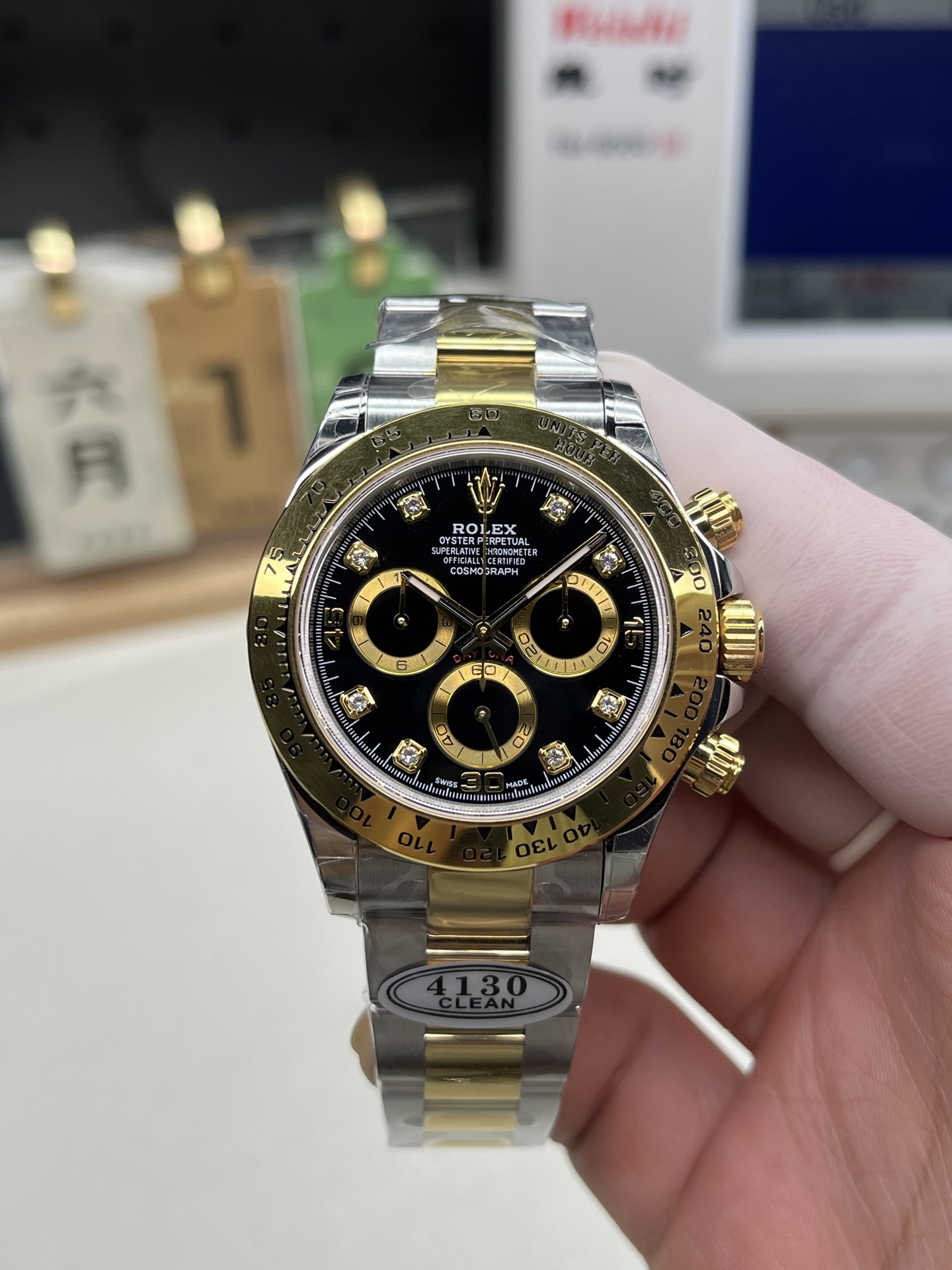 Rolex Daytona replica with 4130 movement