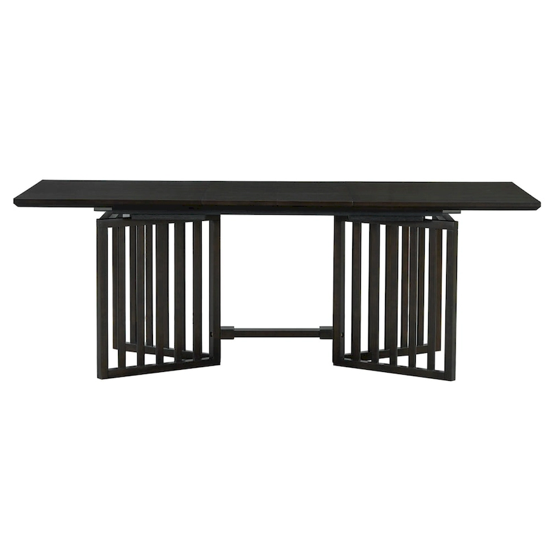 9-Piece Farmhouse Dining Set with Extendable Table & 8 Chairs