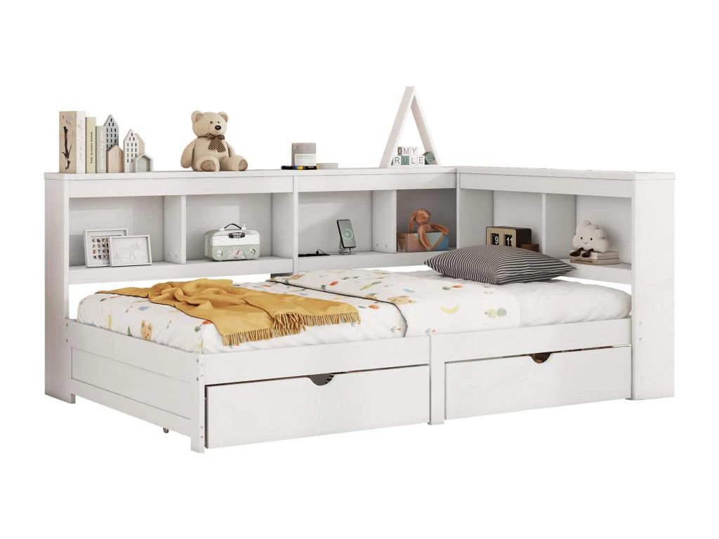 Bed - Blanc (blanc) 2 3 4 5 6 7