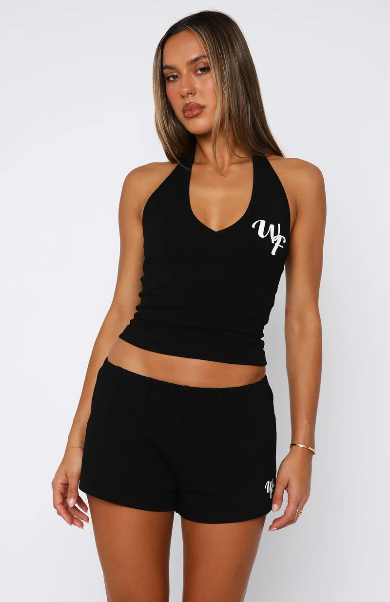 Made Me Better Top Black
