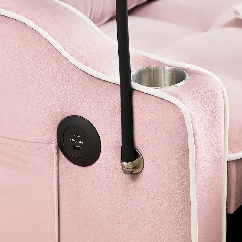 Modern sofa sofa sofa velvet pull-out bed