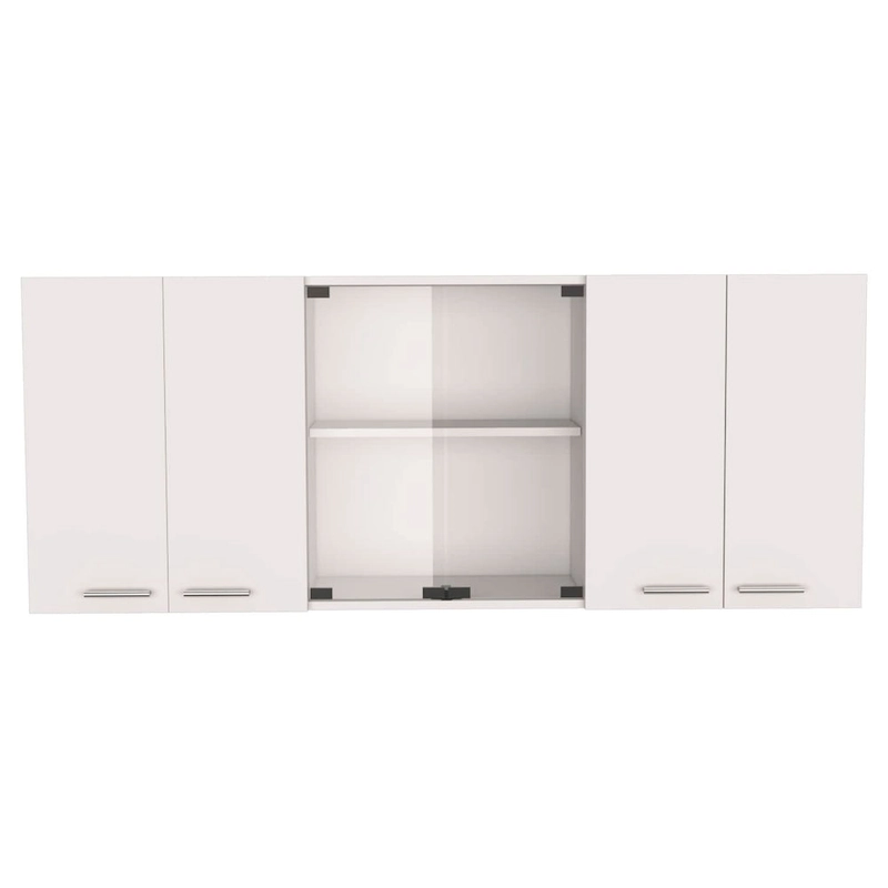 FM Furniture Yuma 150 Wall Cabinet, Two Close Cabinets