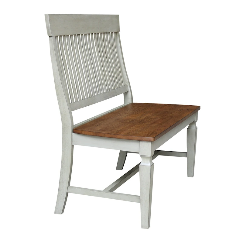 Solid Wood Vista Slatback Bench