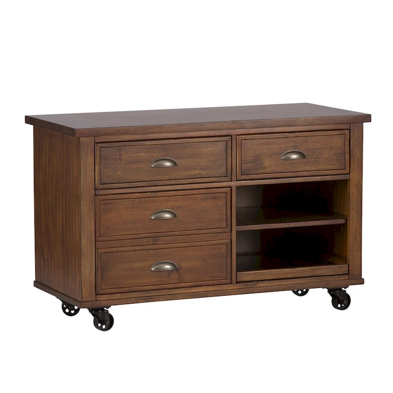 Arlington House Cobblestone Brown Credenza