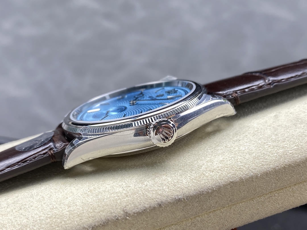 replica rolex case profile crown and lug