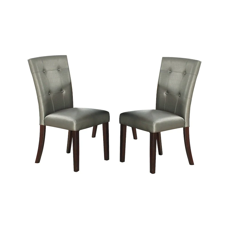 Leather Upholstered Dining Chair,Set of 2