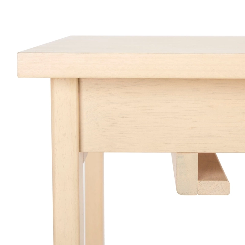 SAFAVIEH Neoma 3 Piece Pub Set - White Oak - 42.1 x 17.7 x 36.2 - 42Wx18Dx36H