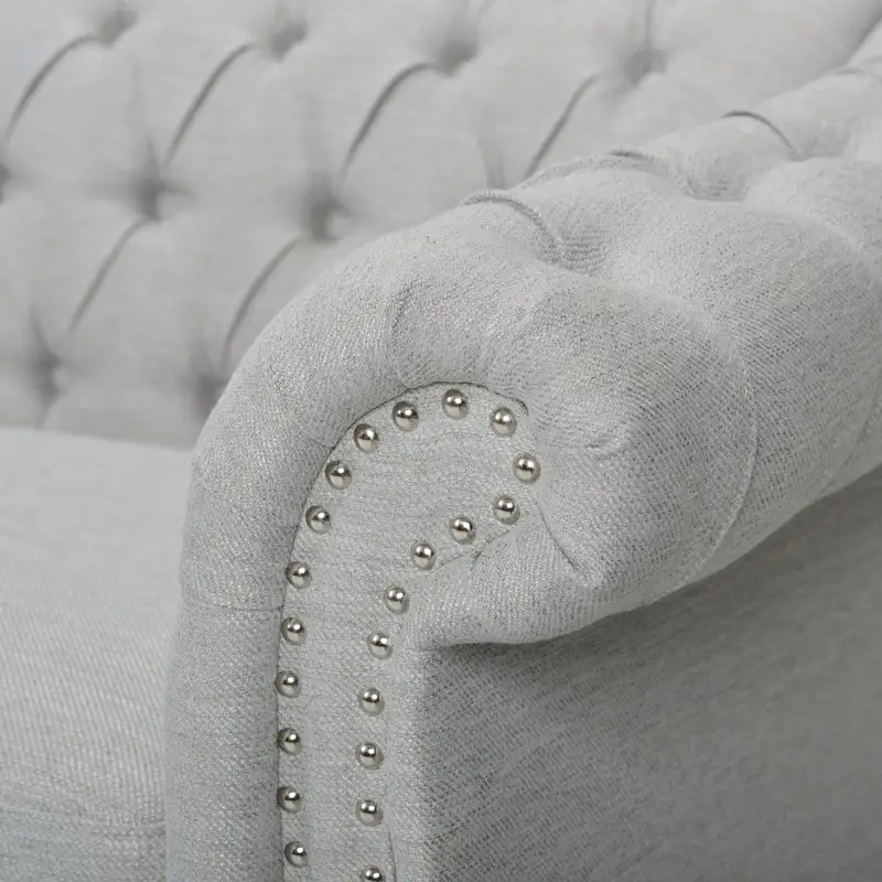 Tufted Chesterfield 3-Seat Sofa