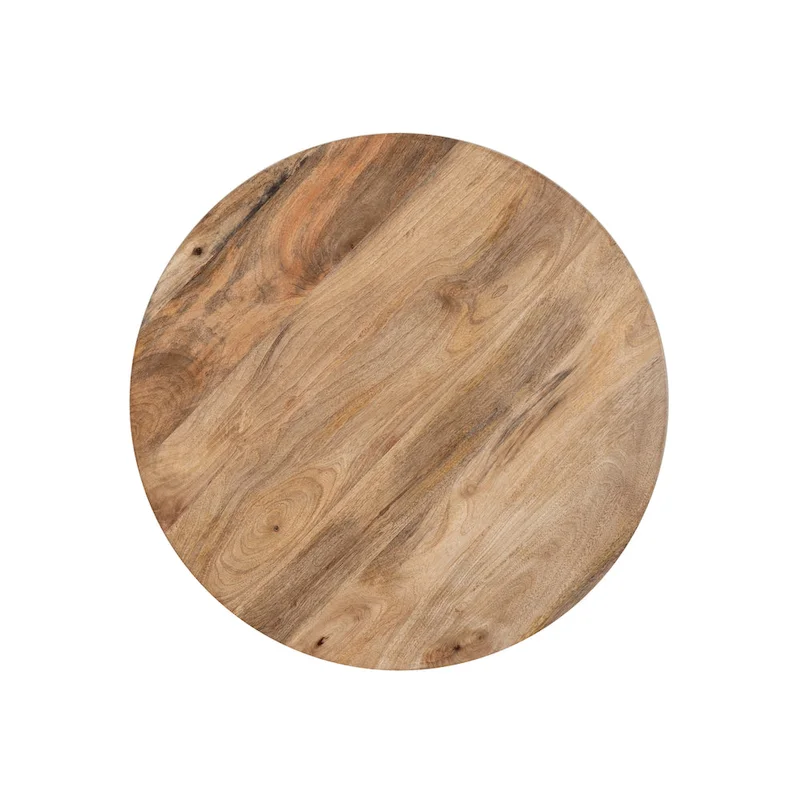 Tayla Natural Wood/Iron Coffee Table