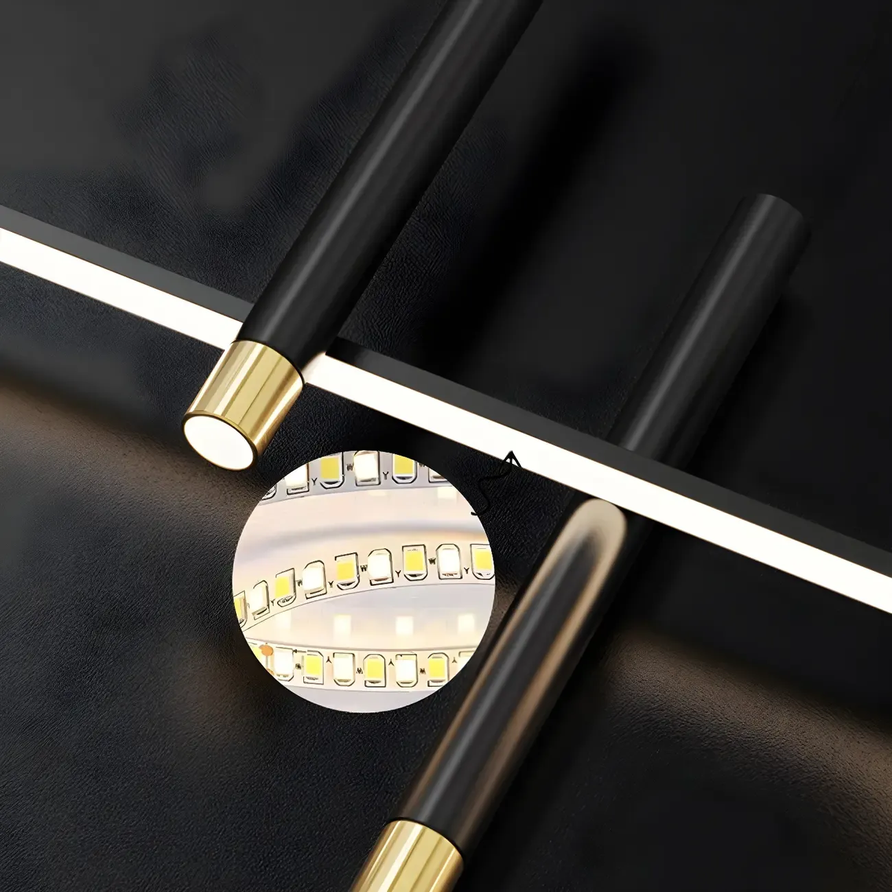 Trendy Modern Metal Cylinder Multi-Light Pendant