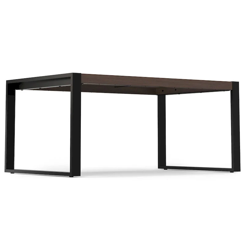 66 x 40 Inch Rectangle Modern Industrial Dining Table