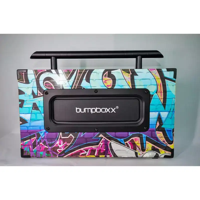 Refurbished: Bumpboxx Portable Bluetooth Speaker Ultra NYC Graffiti | Retro Boombox - Manufacturer Refurbished
