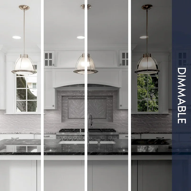 Luxrite A19 LED Light Bulb 60 Watt Equivalent CRI90 5CCT Dimmable 800LM 9W E26 Base ETL 12 Pack