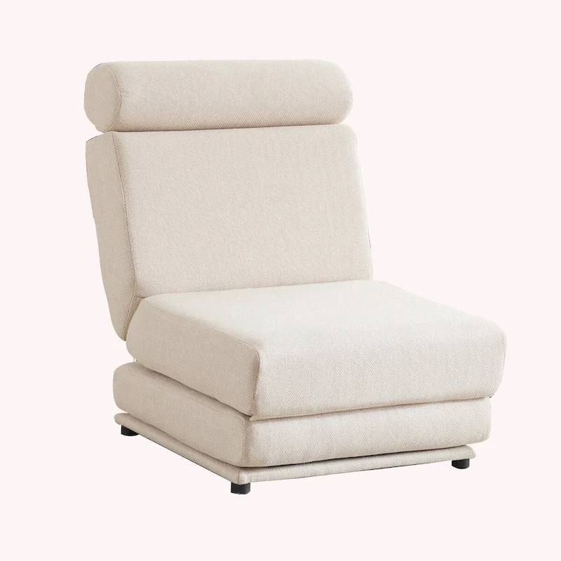 Single Sofa Chair Foldable Single Sofa Bed with Pillow