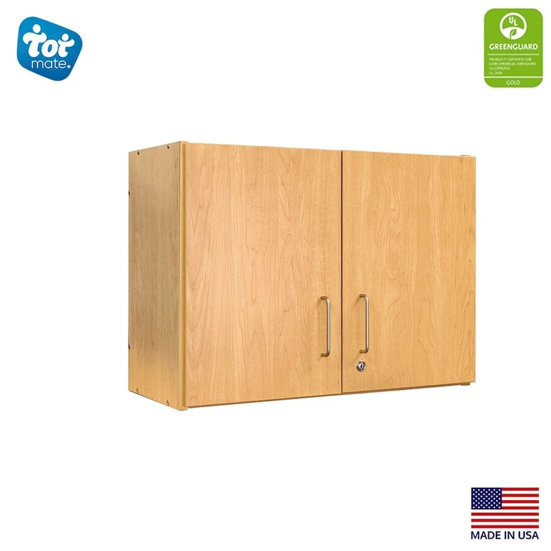 Tot Mate 2-Level Wall Cabinet; 30 x 14.5 x 22.5, Ready-To-Assemble
