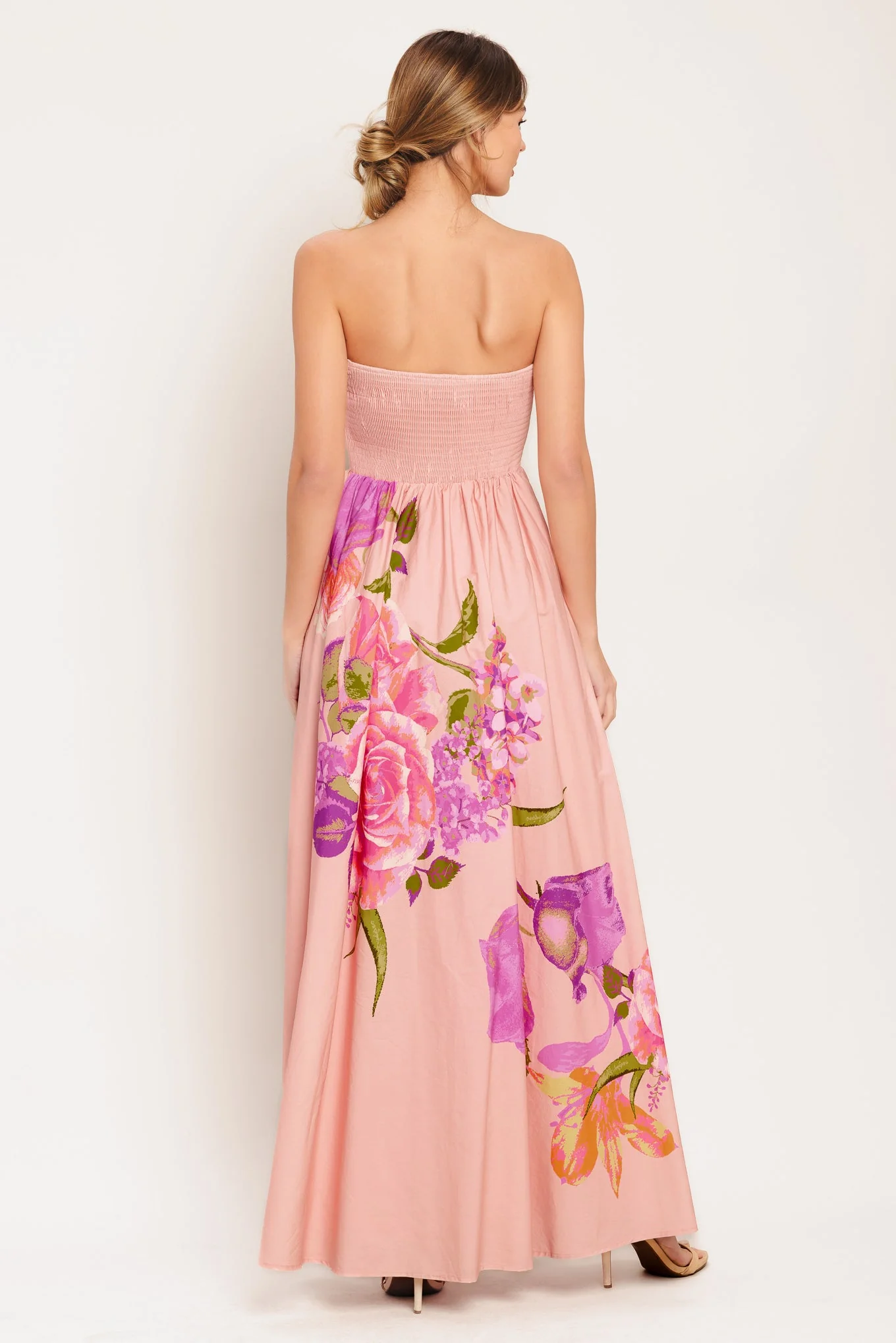 ROSE SERENADE LIGHT PINK MAXI DRESS