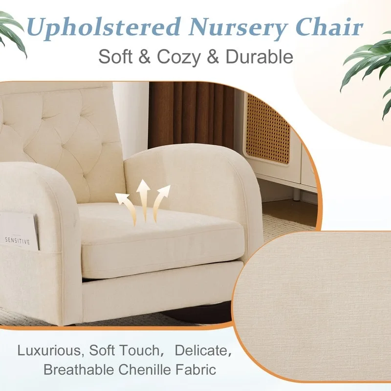 Upholstered Rocking Chair