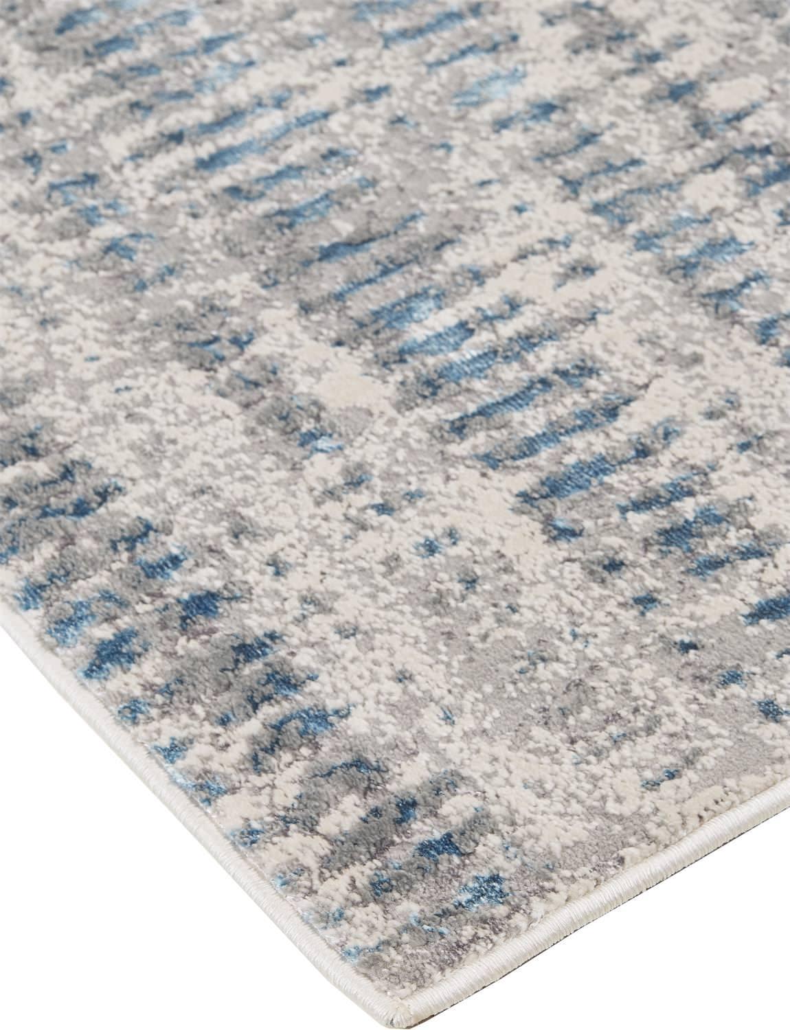 Azure Blue/Gray Rug