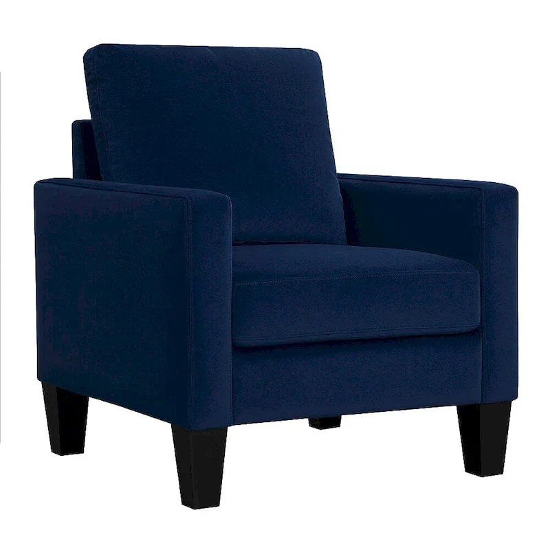 Ally Polyester Mid-Century Arm Chair