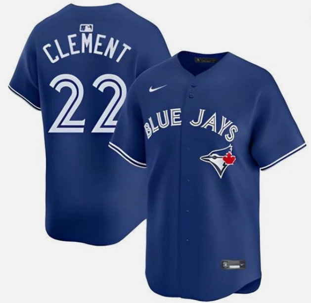 Toronto Blue Jays Ernie Clement Blue Jersey