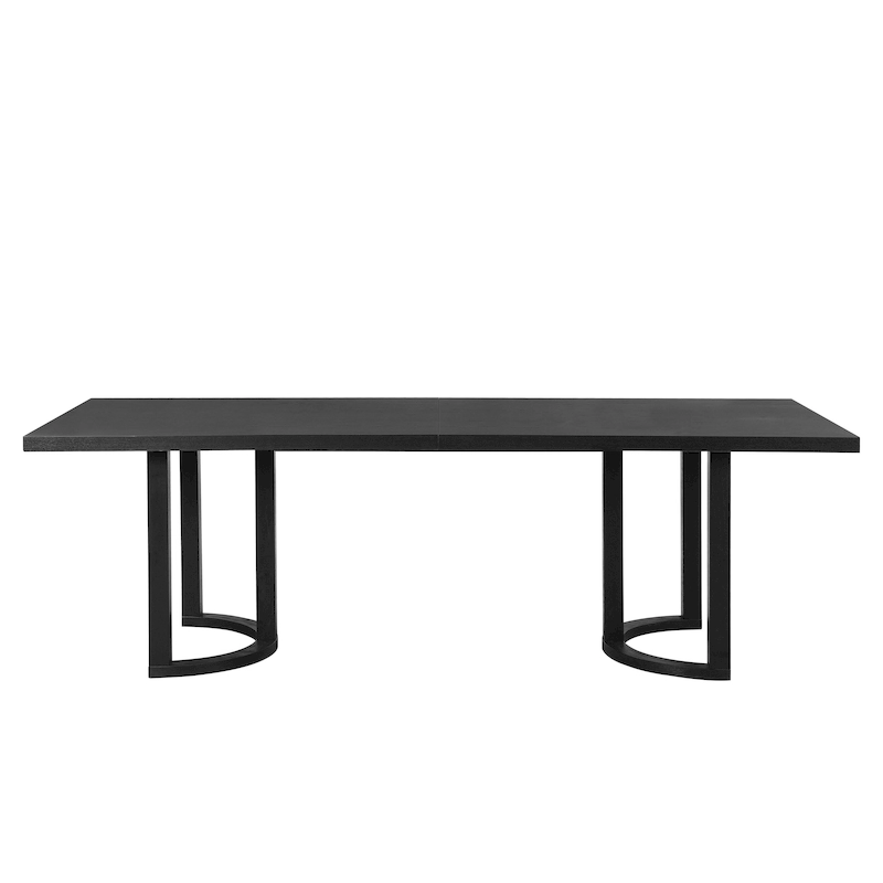 Kenneth Modern 95-Inch Dining Table with U-Shaped Trestle Base by Christopher Knight Home