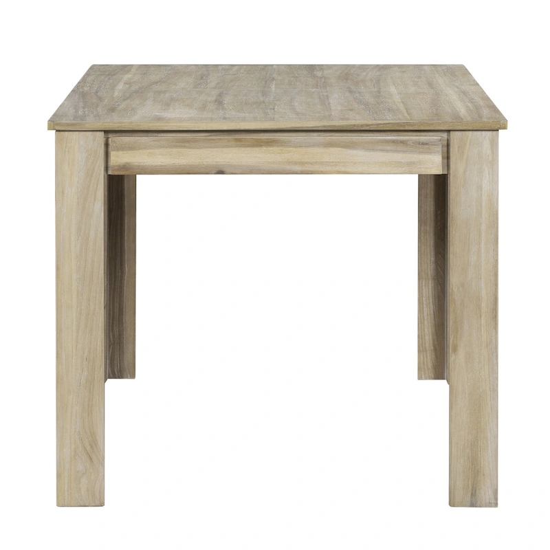 7-Piece Wooden Dining Table Set with 12 Leaf