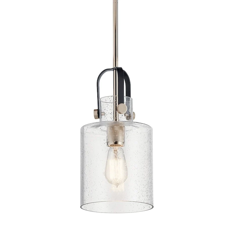 Kichler Lighting Kitner 7-in 1-Light Pendant Polished Nickel