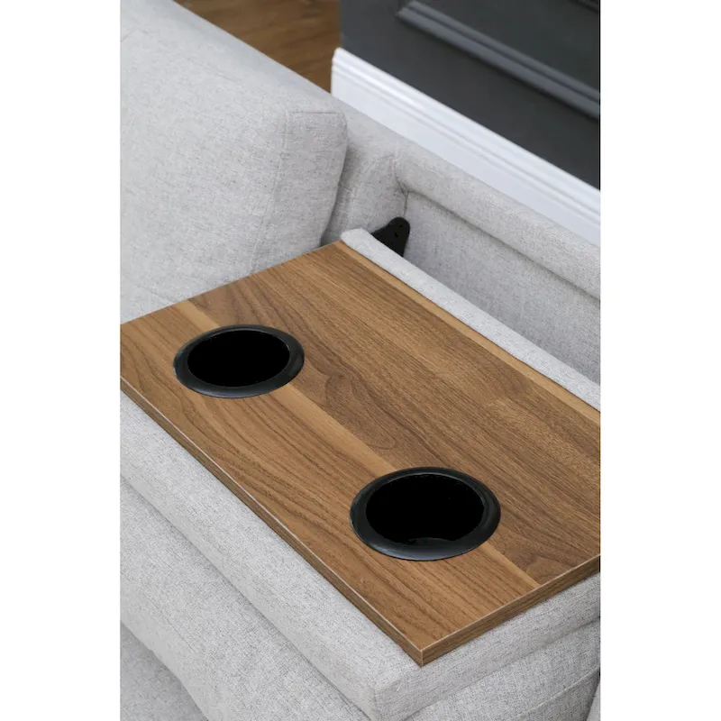 Alger 98  Wide Left Hand Facing Sofa & Chaise with Ottoman