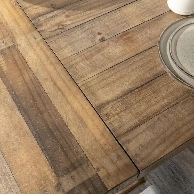 Dita Reclaimed Pine Wood Extendable Dining Table by Kosas Home