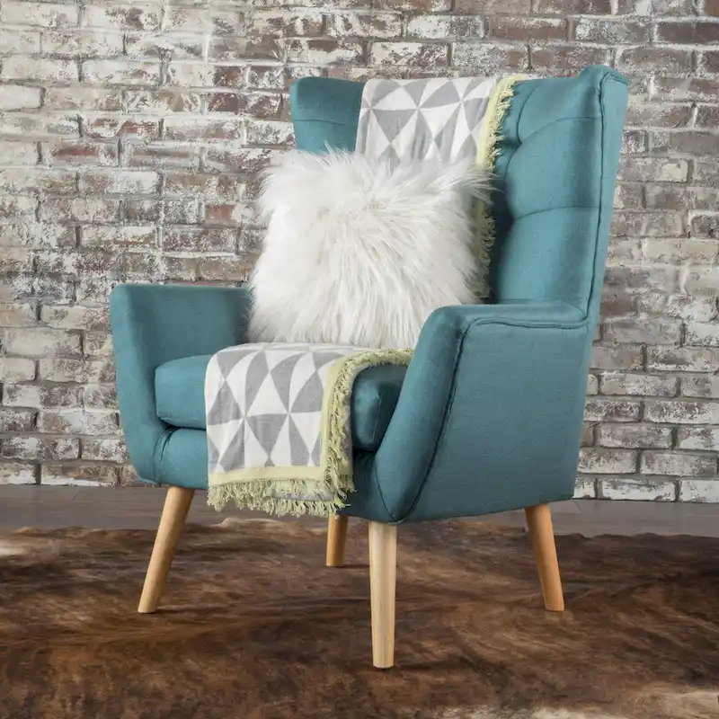 Teal 32.5 High Back Wingback Chair