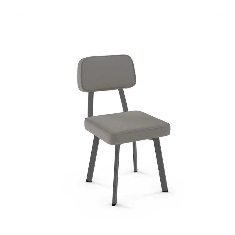 Amisco Clarkson Upholstered Dining Chair with Metal Legs
