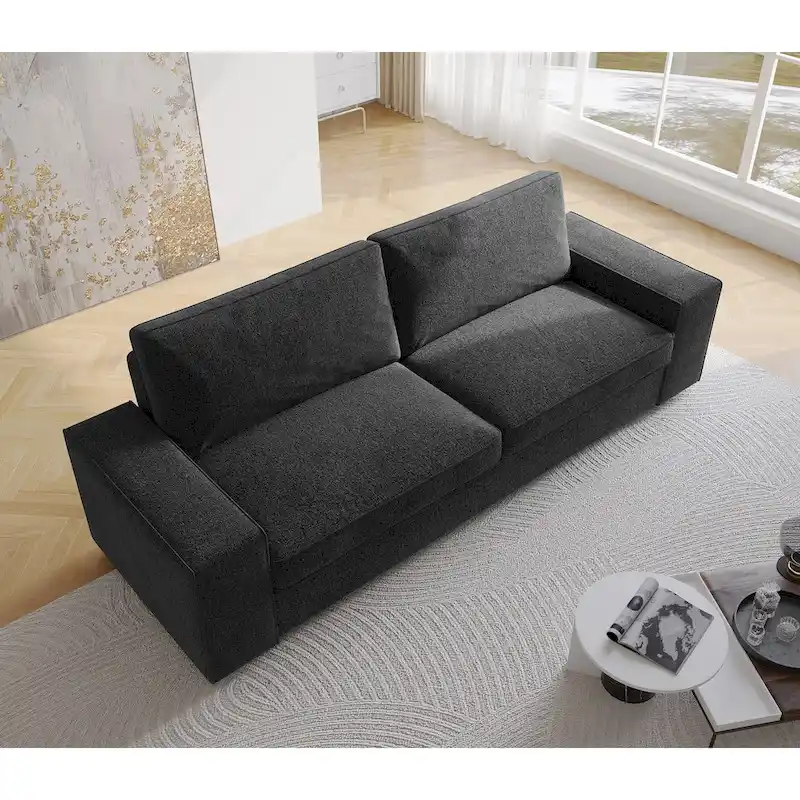 80  Modern Loveseat Couch 3 Seater Sofa