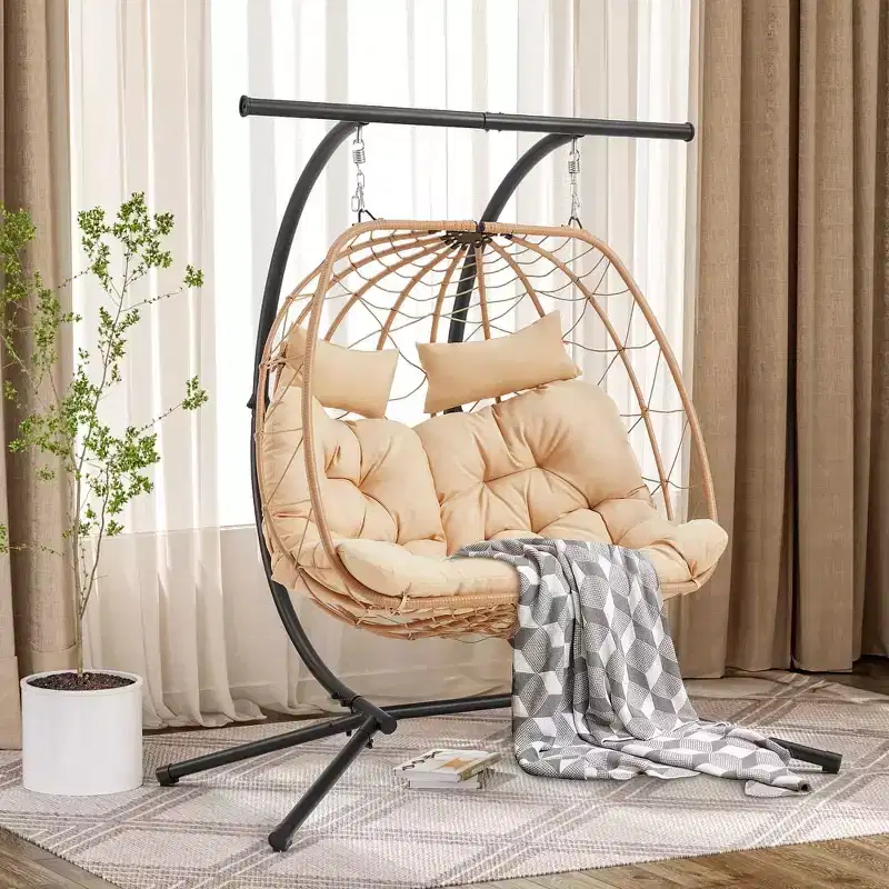 EROMMY Swing Double Egg Chair